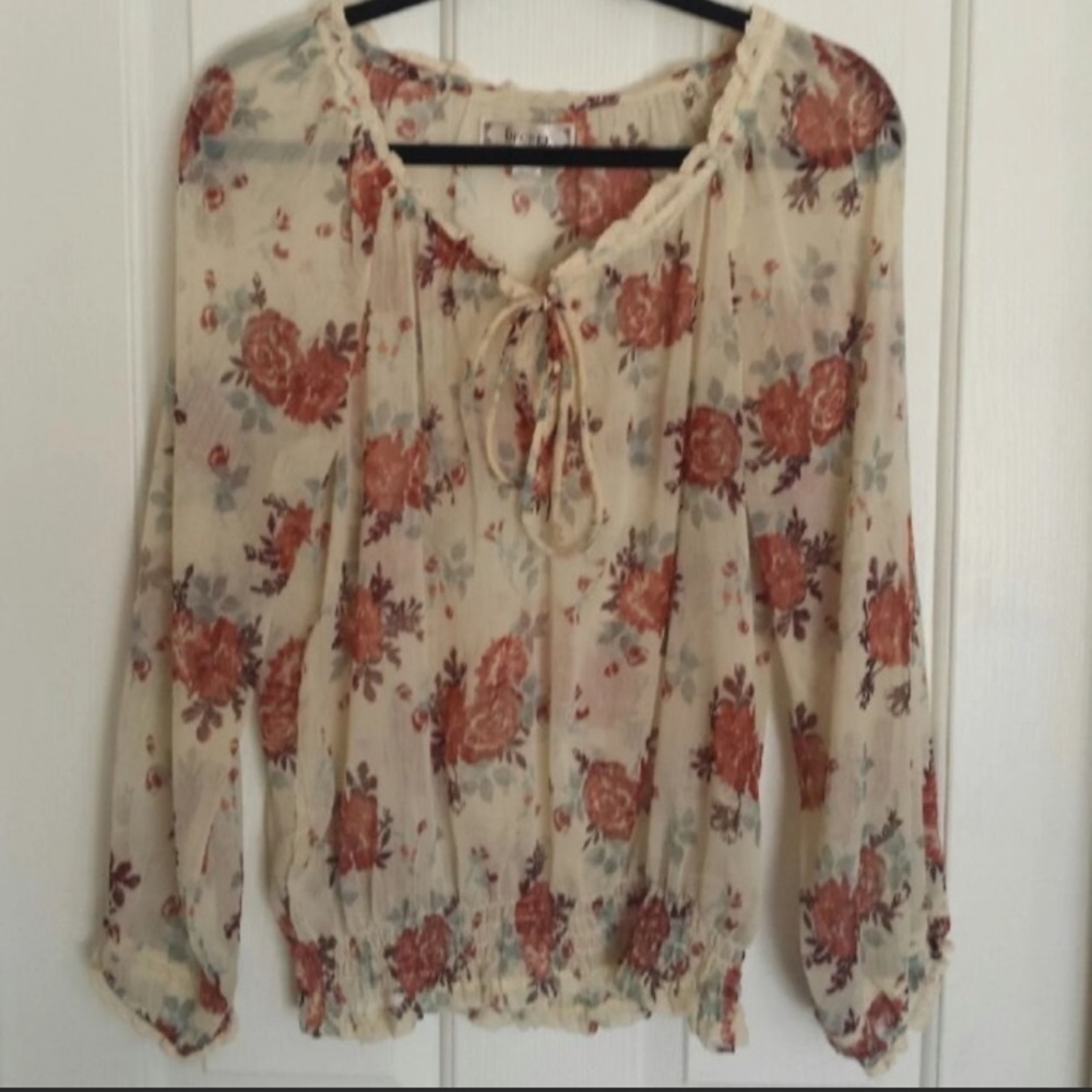 🌷Boho Floral Blouse 🌼
